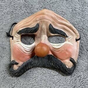 Vintage 80s Halloween Half Mask Imagineering Inc - Big Nose, Mustache, Eyebrows